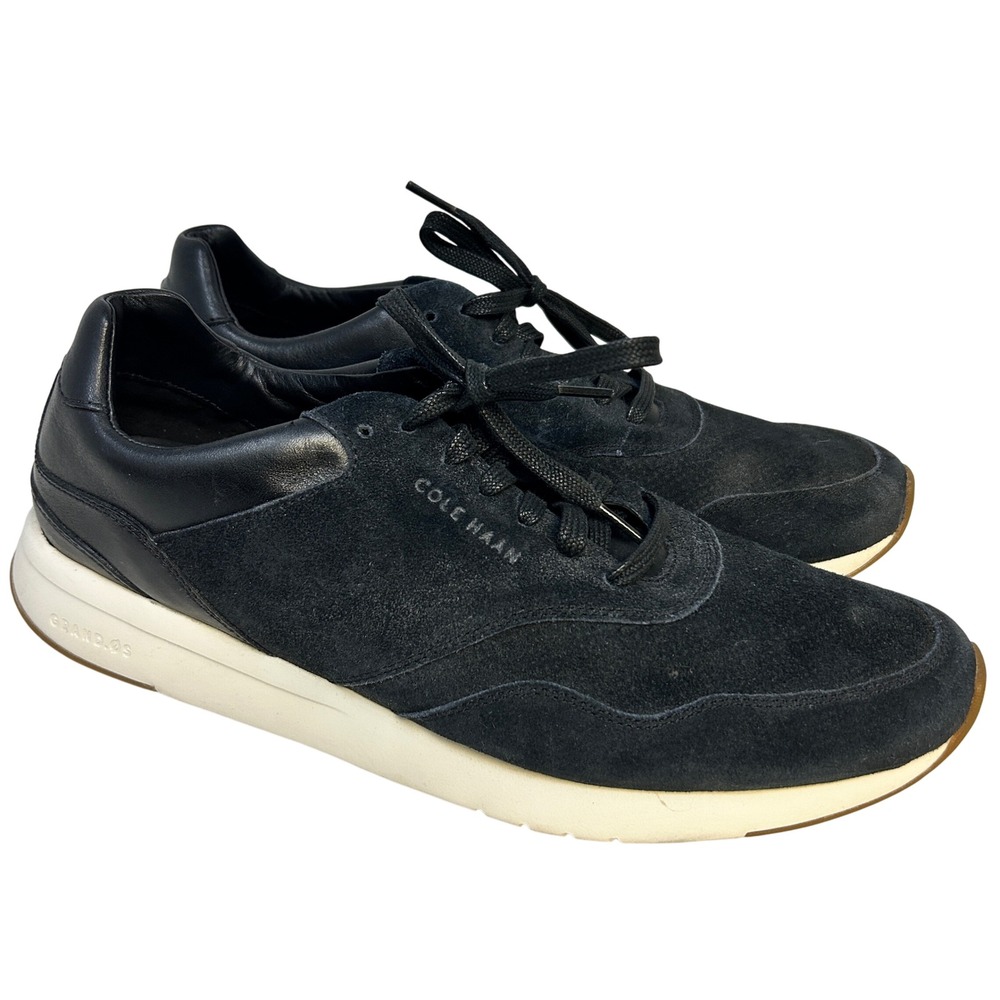 Cole Haan Grandpro Runner‎ Sneakers Black Suede Leather Mens 11.5 M C27012